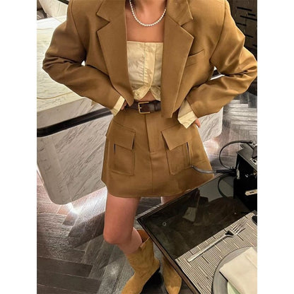 Set fustă și costum Cristina retro slim fit - Artistic chic