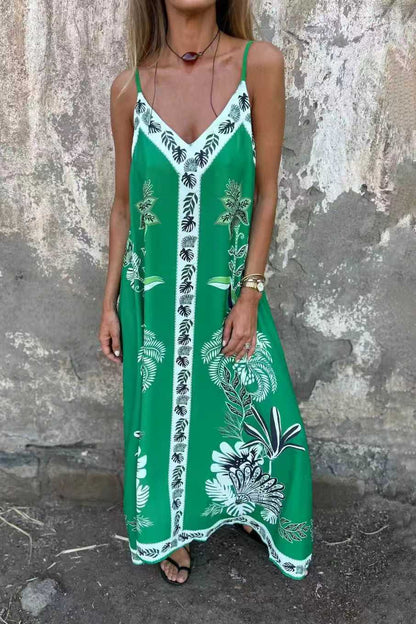 Rochie midi retro cu imprimeu floral Cristina Gore