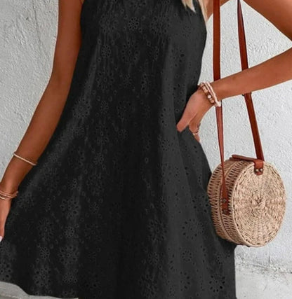 Rochie elegantă fără mâneci din dantelă Cristina Gore