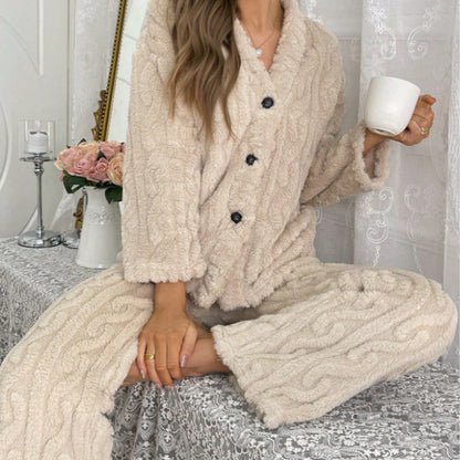 Set Twin Cardigan Cristina - Set de lenjerie intimă tricotată moale