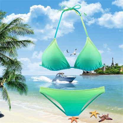 Set bikini cu degrade Cristina Gore, inspirat de Pinterest