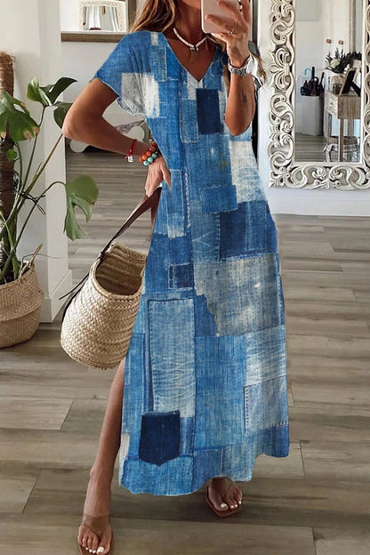 Rochie midi elegantă cu imprimeu 3D de Cristina Gore