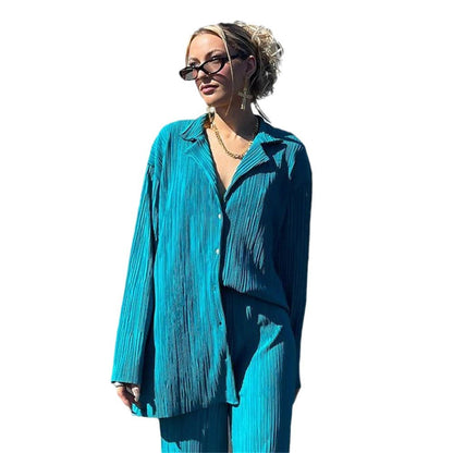 Set de două piese plisate Cristina - Șic și confort urban