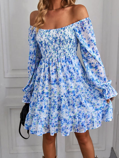 Rochie boho cu imprimeu floral Cristina Gore