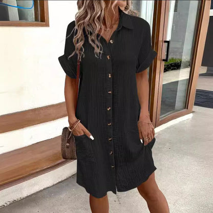Rochie elegantă cu mânecă scurtă de Cristina Gore