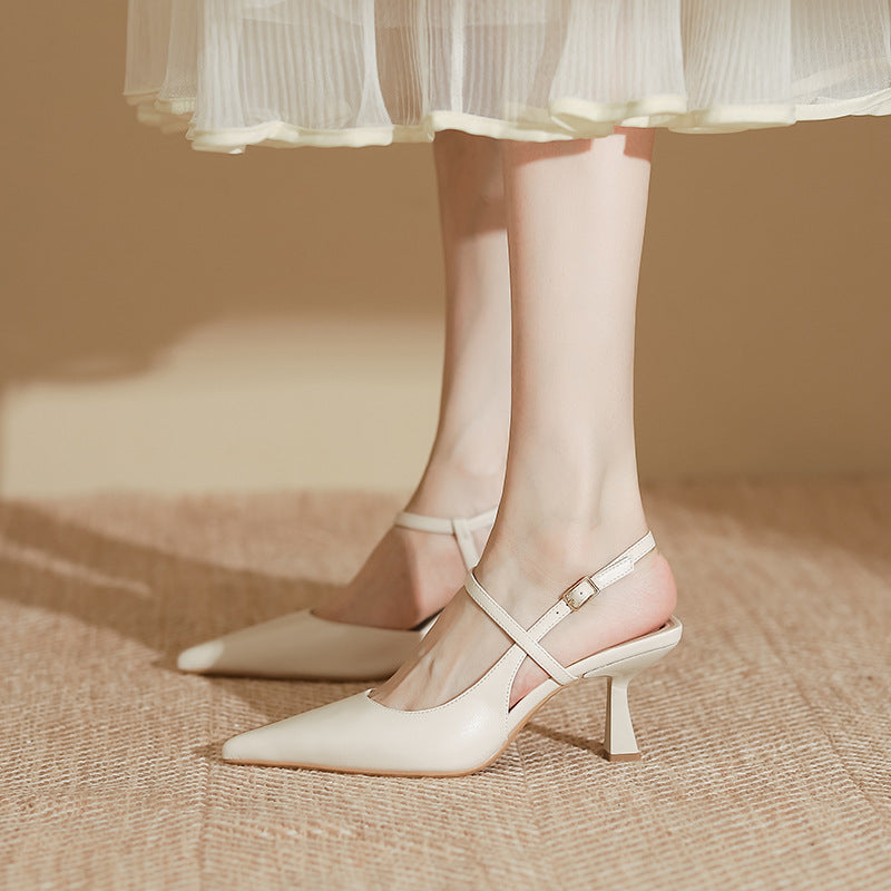 Elegant Cristina Gore Pointed Toe High Heel Sandals