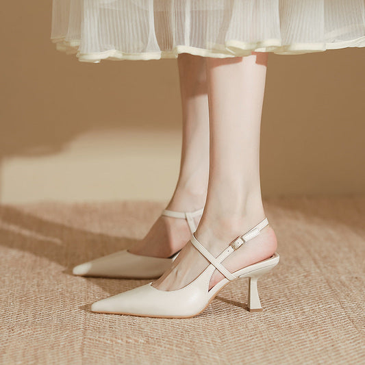 Elegant Cristina Gore Pointed Toe High Heel Sandals