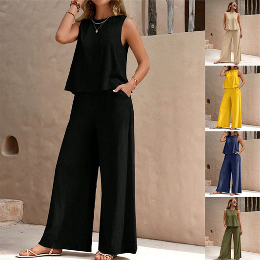 Elegant Loose Cotton Set by Cristina Gore