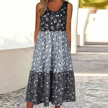 Rochie tip vestă casual cu imprimeu floral Cristina Gore