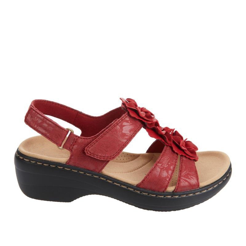 Sandale cu platformă Cristina Gore Floral Comfort
