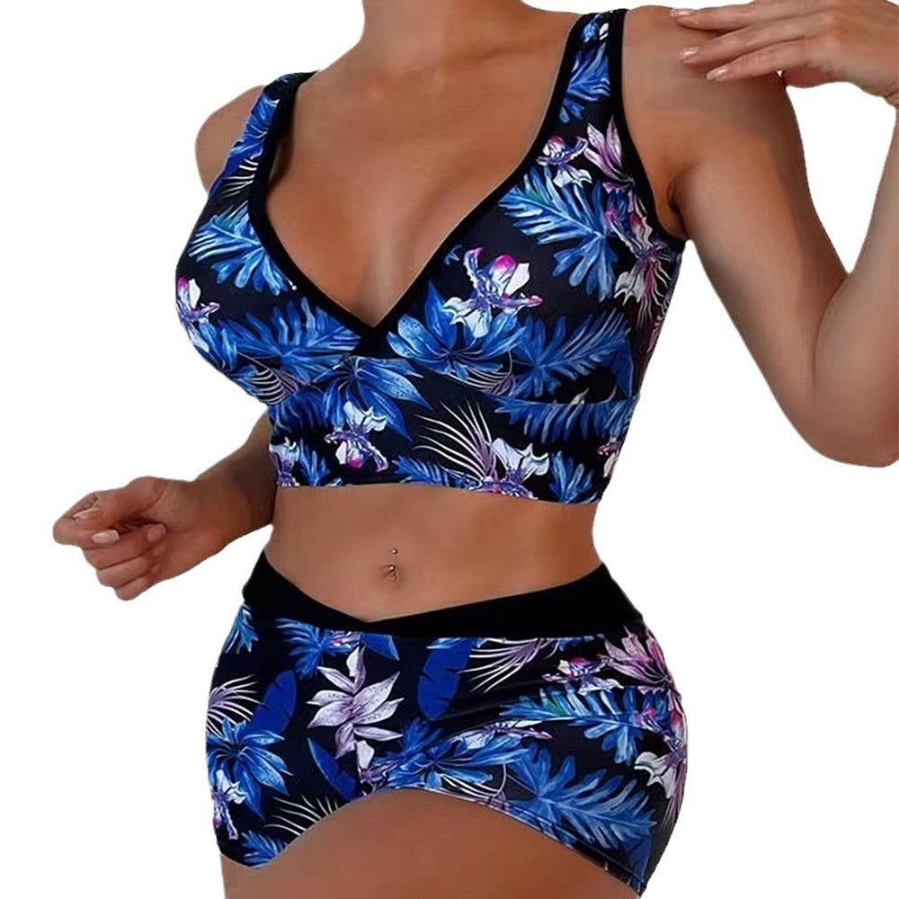 Bikini boxer cu imprimeu vibrant de Cristina Gore