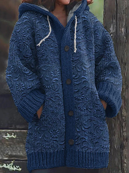 Pelerină Cristina cu imprimeu de pisici - Stil confortabil pentru sărbători