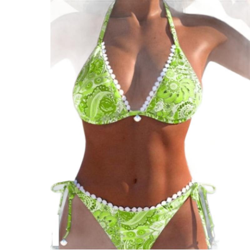 Bikini cu imprimeu vibrant de Cristina Gore