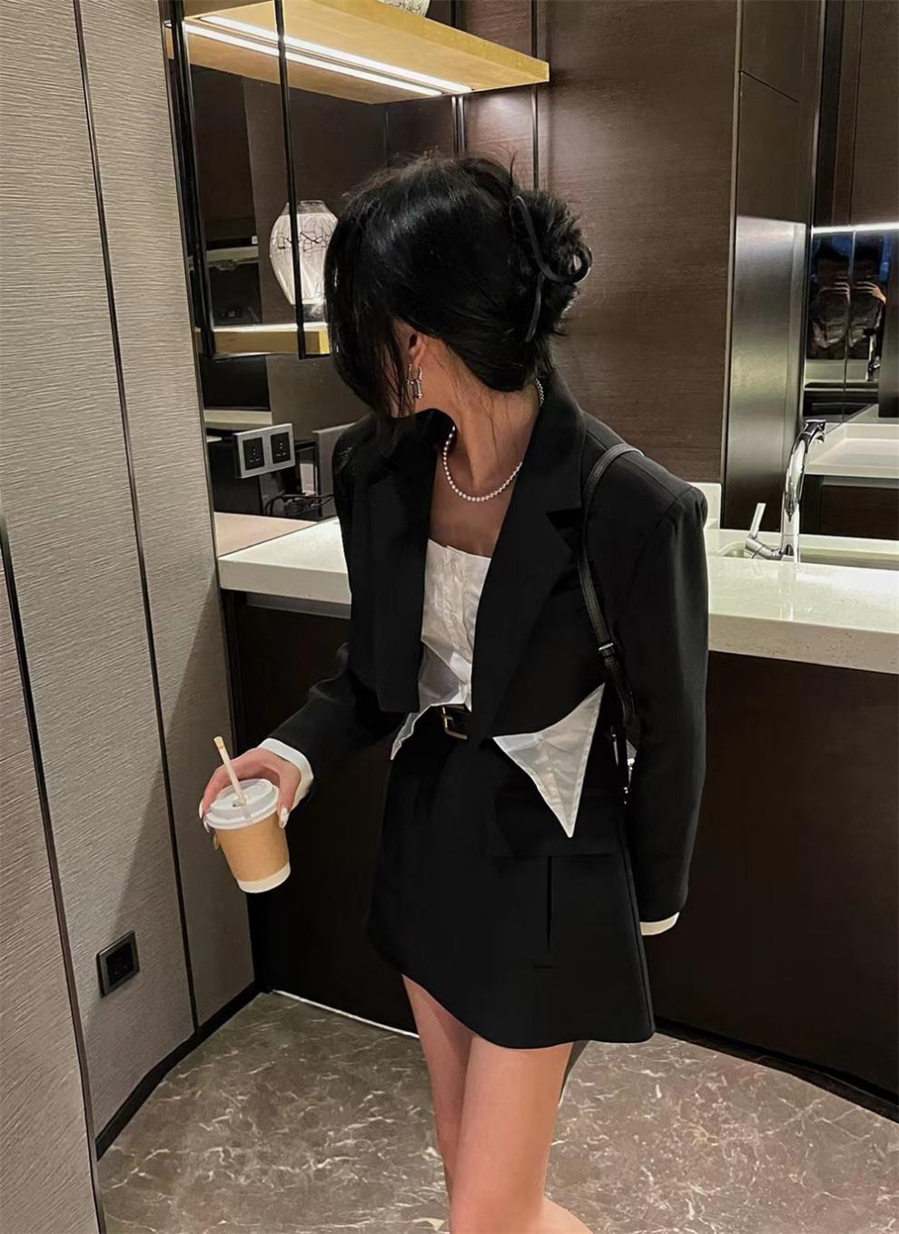 Set fustă și costum Cristina retro slim fit - Artistic chic