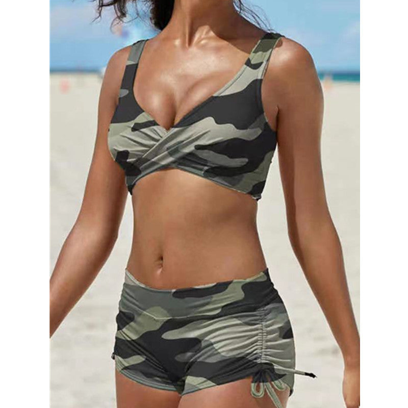 Set bikini elegant cu talie înaltă de Cristina Gore