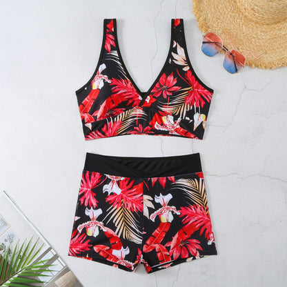 Bikini boxer cu imprimeu vibrant de Cristina Gore