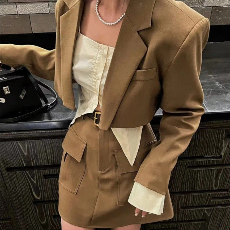 Set fustă și costum Cristina retro slim fit - Artistic chic