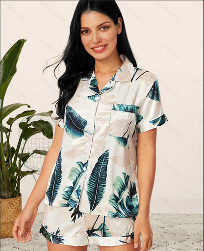 Set de pijamale Cristina - Poliester moale, imprimeuri la modă