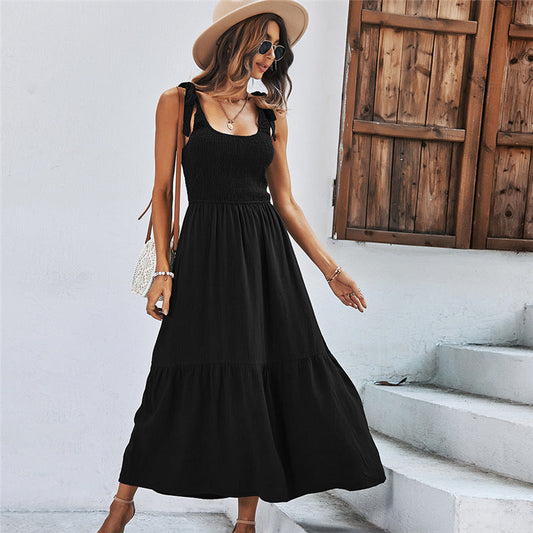 Rochie elegantă de vară, în linie A, de Cristina Gore