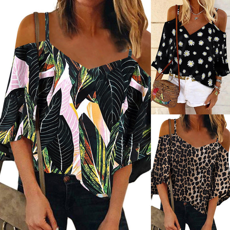 Chic Printed Chiffon Blouse Cristina Gore