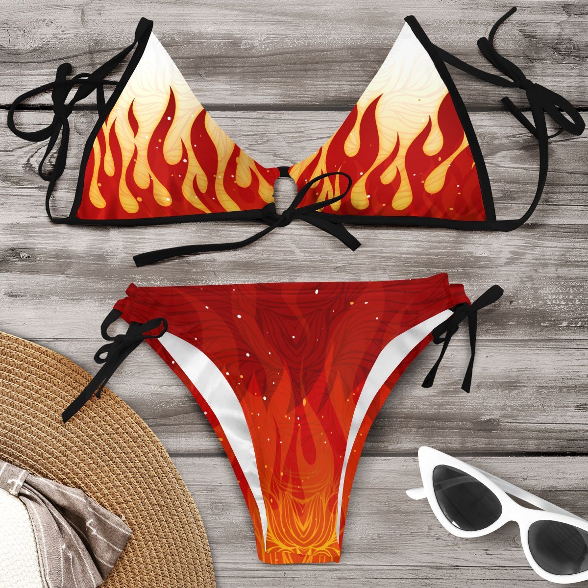 Set de bikini vibrant inspirat de Pinterest, realizat de Cristina Gore