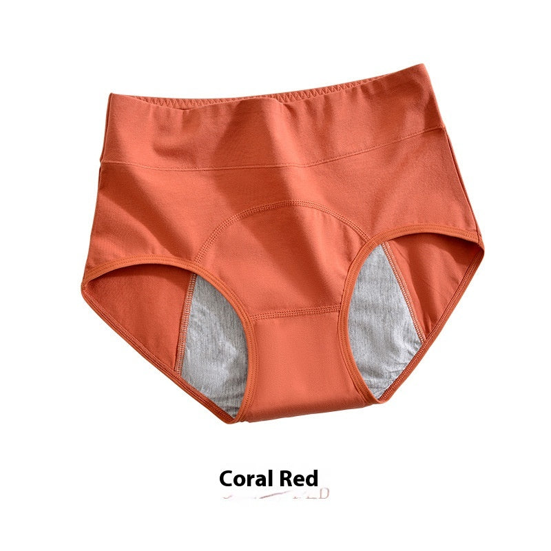 Chiloți Cristina din bumbac cu talie înaltă și impermeabili