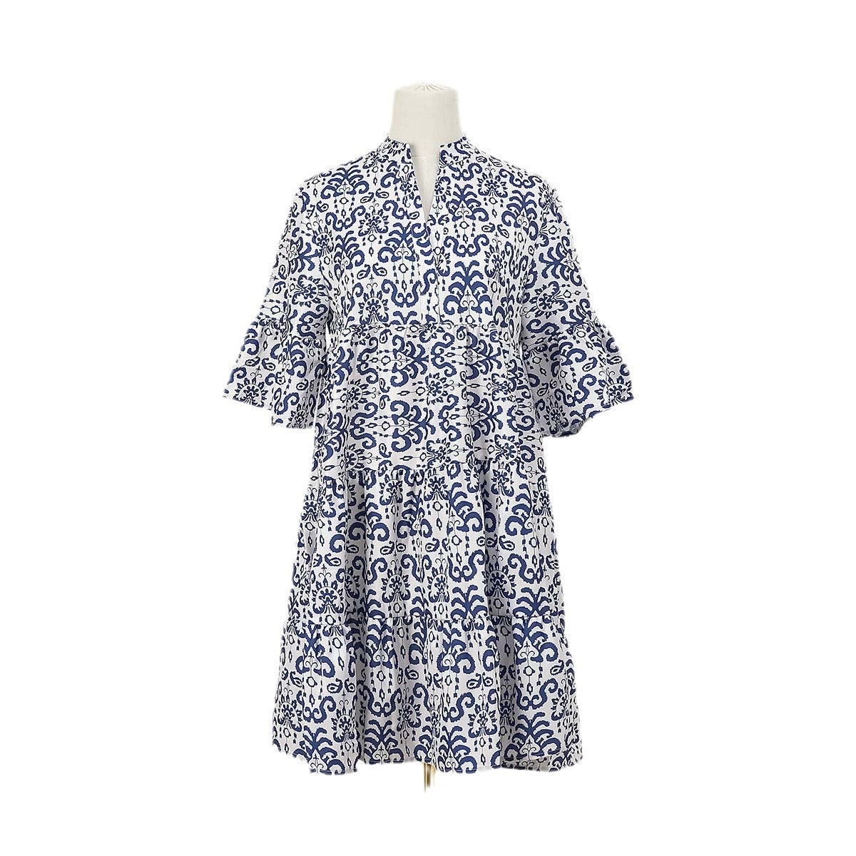 Rochie de vară cu decolteu în V, în stil boho, de Cristina Gore