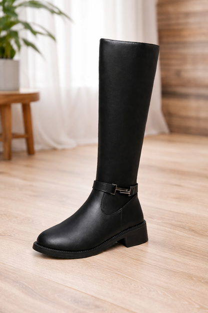 Cizme până la genunchi Cristina - Căptușeală moale, impermeabilă