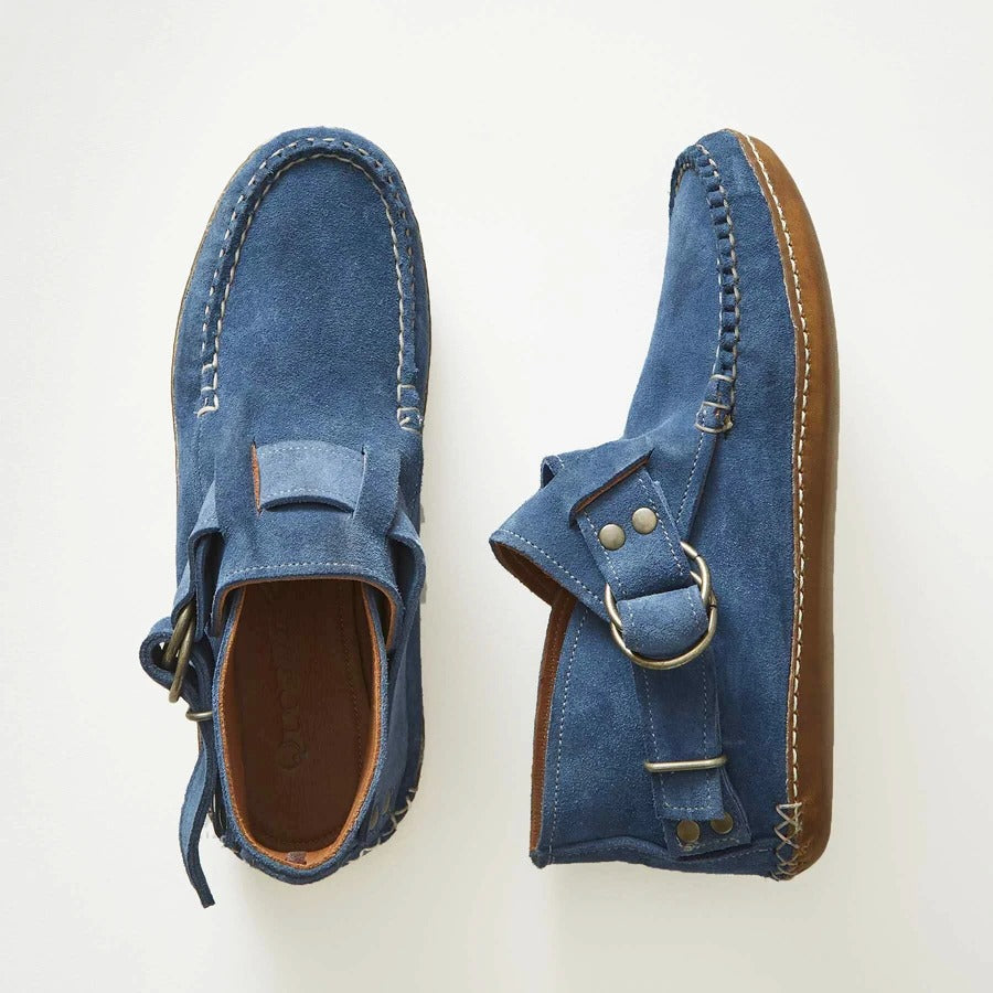 Balerini Cristina cu imprimeu leopard - Curea din piele cu cataramă